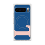 プレミアムスクエアケース with Pixelsnap［ オリジナル - initial color - L navy ］