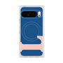 プレミアムスクエアケース with Pixelsnap［ オリジナル - initial color - L navy ］