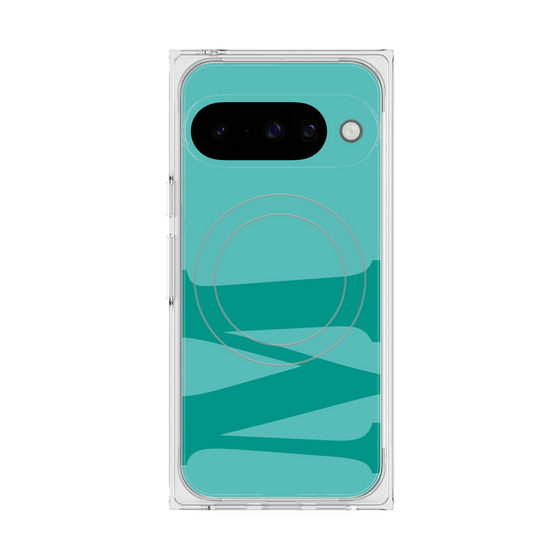 プレミアムスクエアケース with Pixelsnap［ オリジナル - initial color - M light green ］
