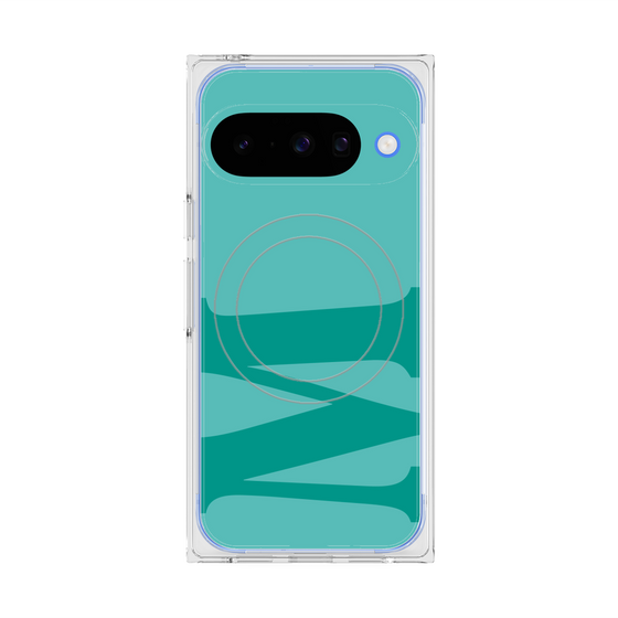 プレミアムスクエアケース with Pixelsnap［ オリジナル - initial color - M light green ］