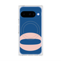 プレミアムスクエアケース with Pixelsnap［ オリジナル - initial color - O navy ］