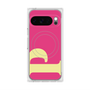 プレミアムスクエアケース with Pixelsnap［ オリジナル - initial color - P pink ］