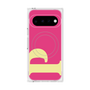 プレミアムスクエアケース with Pixelsnap［ オリジナル - initial color - P pink ］
