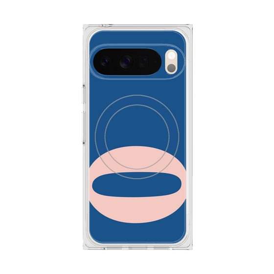プレミアムスクエアケース with Pixelsnap［ オリジナル - initial color - Q navy ］