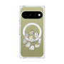 プレミアムスクエアケース with Pixelsnap［ こんにちは、いぬです - みんなそろって - クリア ］