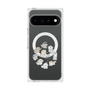 プレミアムスクエアケース with Pixelsnap［ こんにちは、いぬです - みんなそろって - クリア ］