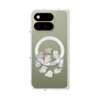プレミアムスクエアケース with Pixelsnap［ こんにちは、いぬです - みんなそろって - クリア ］
