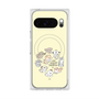プレミアムスクエアケース with Pixelsnap［ こんにちは、いぬです - みんなそろって - ベージュ ］