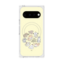 プレミアムスクエアケース with Pixelsnap［ こんにちは、いぬです - みんなそろって - ベージュ ］