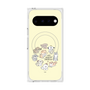 プレミアムスクエアケース with Pixelsnap［ こんにちは、いぬです - みんなそろって - ベージュ ］