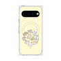 プレミアムスクエアケース with Pixelsnap［ こんにちは、いぬです - みんなそろって - ベージュ ］