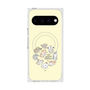プレミアムスクエアケース with Pixelsnap［ こんにちは、いぬです - みんなそろって - ベージュ ］