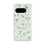 プレミアムスクエアケース with Pixelsnap［ もっさりもさお - もさおがいっぱい - グリーン ］