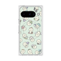 プレミアムスクエアケース with Pixelsnap［ もっさりもさお - もさおがいっぱい - グリーン ］