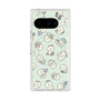 プレミアムスクエアケース with Pixelsnap［ もっさりもさお - もさおがいっぱい - グリーン ］
