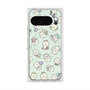 プレミアムスクエアケース with Pixelsnap［ もっさりもさお - もさおがいっぱい - グリーン ］