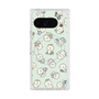 プレミアムスクエアケース with Pixelsnap［ もっさりもさお - もさおがいっぱい - グリーン ］