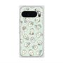 プレミアムスクエアケース with Pixelsnap［ もっさりもさお - もさおがいっぱい - グリーン ］
