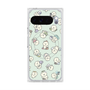 プレミアムスクエアケース with Pixelsnap［ もっさりもさお - もさおがいっぱい - グリーン ］