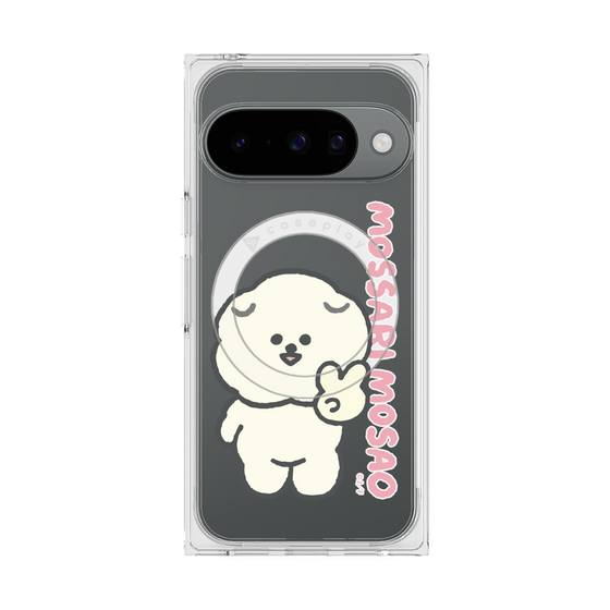 プレミアムスクエアケース with Pixelsnap［ もっさりもさお - ピスもさ ］