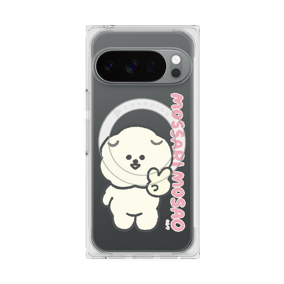 プレミアムスクエアケース with Pixelsnap［ もっさりもさお - ピスもさ ］