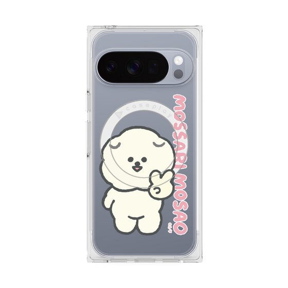 プレミアムスクエアケース with Pixelsnap［ もっさりもさお - ピスもさ ］