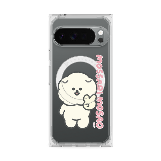 プレミアムスクエアケース with Pixelsnap［ もっさりもさお - ピスもさ ］