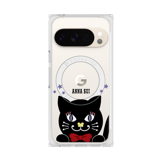 プレミアムスクエアケース with Pixelsnap［ ANNA SUI - TITIとスター - クリア ］
