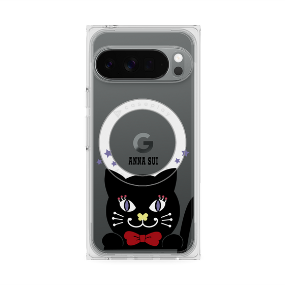 プレミアムスクエアケース with Pixelsnap［ ANNA SUI - TITIとスター - クリア ］