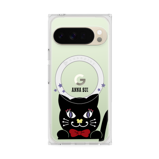 プレミアムスクエアケース with Pixelsnap［ ANNA SUI - TITIとスター - クリア ］
