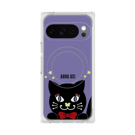 プレミアムスクエアケース with Pixelsnap［ ANNA SUI - TITIとスター - パープル ］