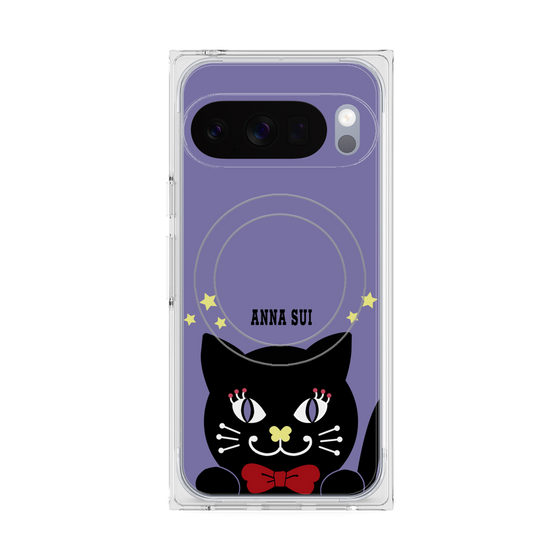 プレミアムスクエアケース with Pixelsnap［ ANNA SUI - TITIとスター - パープル ］