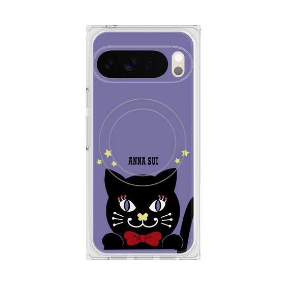 プレミアムスクエアケース with Pixelsnap［ ANNA SUI - TITIとスター - パープル ］