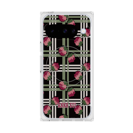 プレミアムスクエアケース with Pixelsnap［ ANNA SUI - クローバーフラワー ］