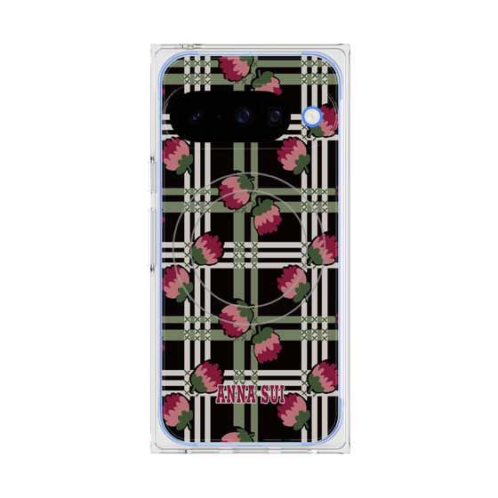 プレミアムスクエアケース with Pixelsnap［ ANNA SUI - クローバーフラワー ］