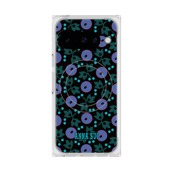 プレミアムスクエアケース with Pixelsnap［ ANNA SUI - オーキッド ］