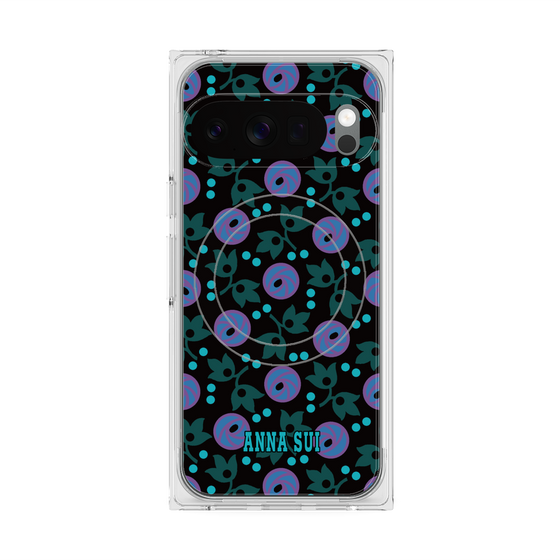 プレミアムスクエアケース with Pixelsnap［ ANNA SUI - オーキッド ］