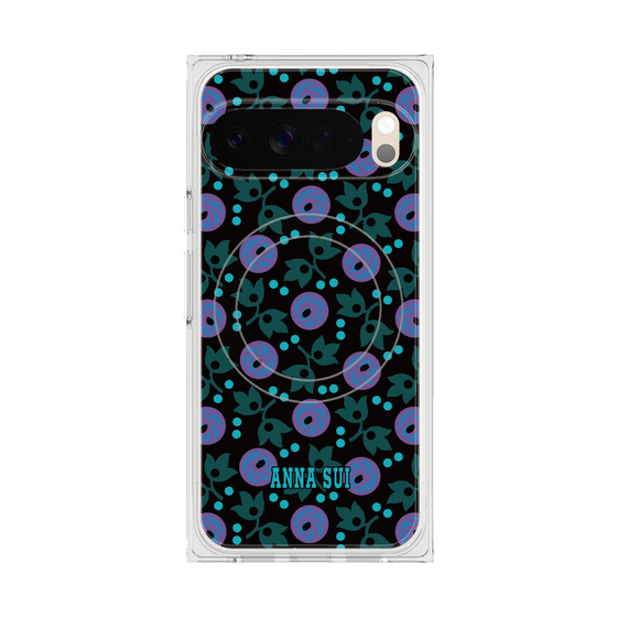 プレミアムスクエアケース with Pixelsnap［ ANNA SUI - オーキッド ］
