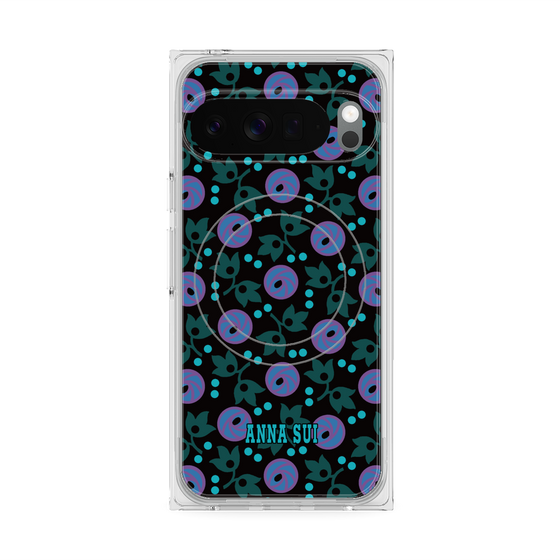 プレミアムスクエアケース with Pixelsnap［ ANNA SUI - オーキッド ］