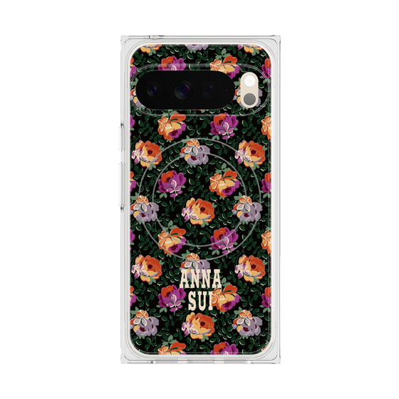 プレミアムスクエアケース with Pixelsnap［ ANNA SUI - オンブルローズ ］