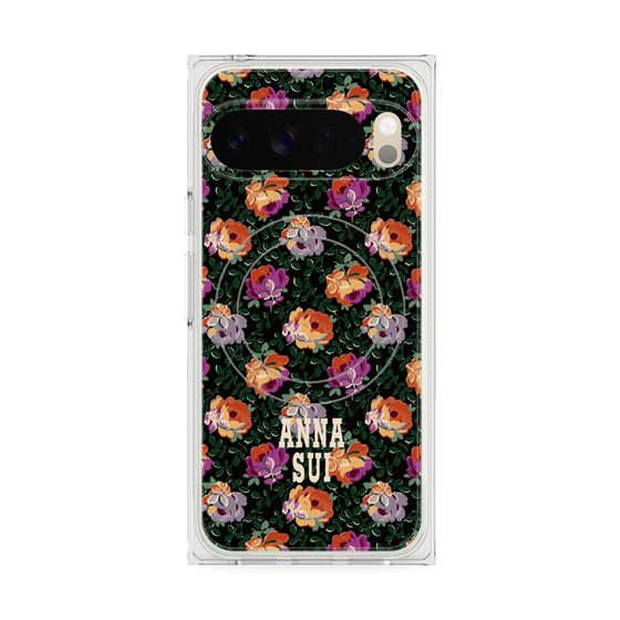 プレミアムスクエアケース with Pixelsnap［ ANNA SUI - オンブルローズ ］