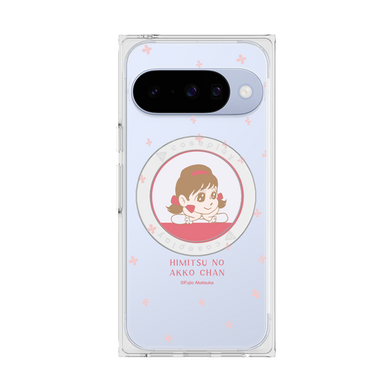 プレミアムスクエアケース with Pixelsnap［ ひみつのアッコちゃん - アッコちゃん - クリア ］