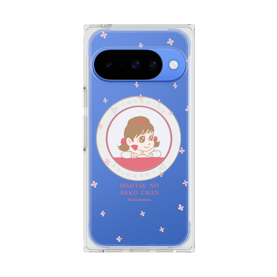 プレミアムスクエアケース with Pixelsnap［ ひみつのアッコちゃん - アッコちゃん - クリア ］