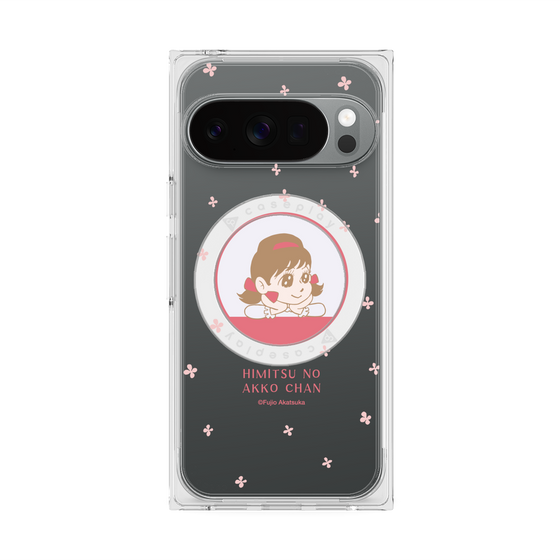 プレミアムスクエアケース with Pixelsnap［ ひみつのアッコちゃん - アッコちゃん - クリア ］