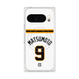 プレミアムスクエアケース with Pixelsnap［ 読売ジャイアンツ - #9 MATSUMOTO - ホーム ］
