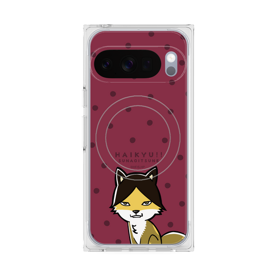 プレミアムスクエアケース with Pixelsnap［ ハイキュー!! - スナギツネ ］
