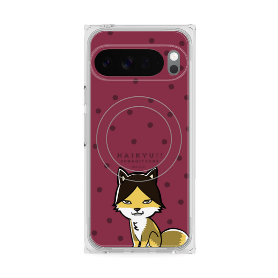 プレミアムスクエアケース with Pixelsnap［ ハイキュー!! - スナギツネ ］