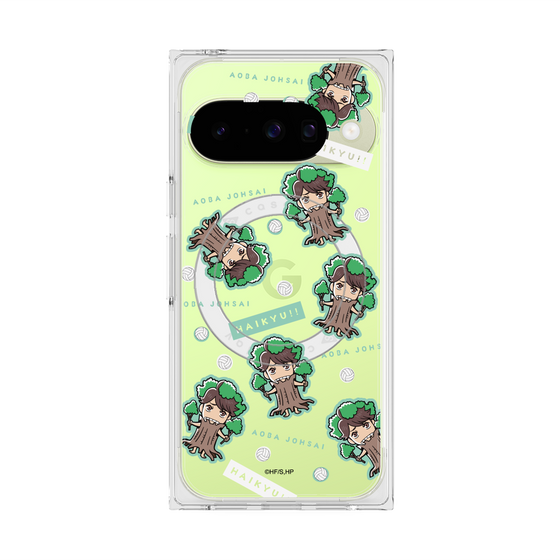 プレミアムスクエアケース with Pixelsnap［ ハイキュー!! - マスコットキャラ - 青葉城西高校 ］