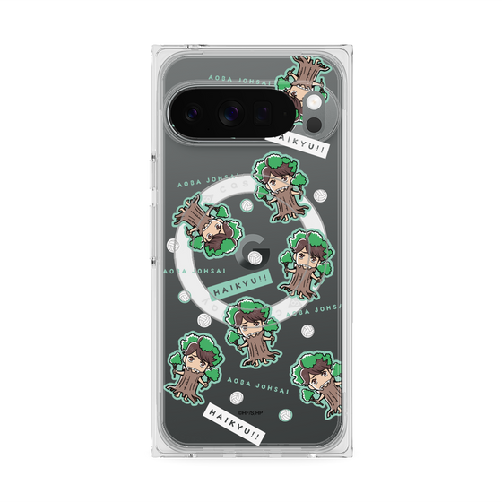 プレミアムスクエアケース with Pixelsnap［ ハイキュー!! - マスコットキャラ - 青葉城西高校 ］