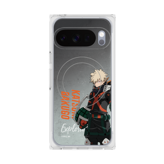 プレミアムスクエアケース with Pixelsnap［ 僕のヒーローアカデミア - 立ち絵 - 爆豪 勝己 ］